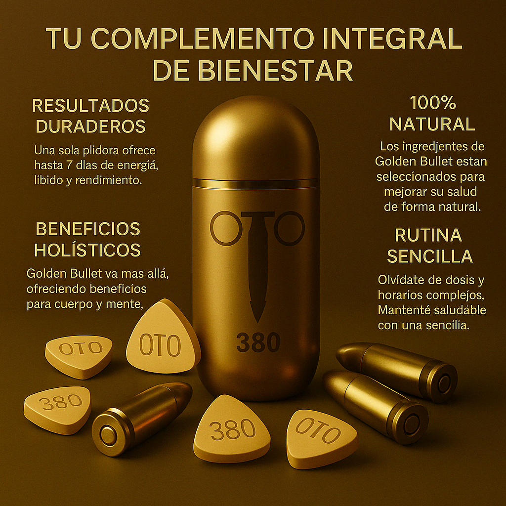 Power Bullet – Potenciador Masculino Natural ULTRA POTENTE, DURACIÓN DE 4 A 7 DÍAS